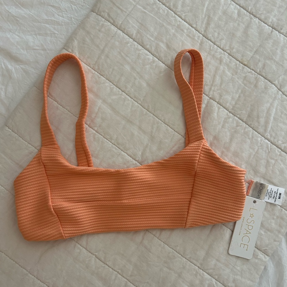 L*Space Jess Ribbed Bikini Top